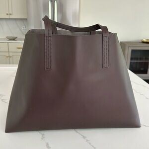 Everlane New Day Market Tote Handbag Chocolate Brown